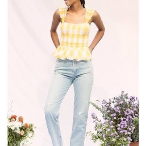 Cottagecore Checkered Top